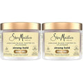 SheaMoisture Edge Control Strong Hold Gel+Flaxseed Jamaican Black Castor Oil Keeps Edges in Place,No Flakes,Infused With Hydrolyzed Corn Starch,Glycerin,Indulgent Scent ParabenFree AntiFrizz Gel 3.5oz