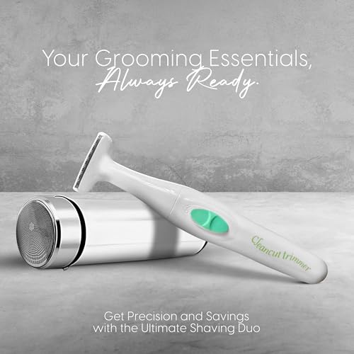 ES412 - Designed for Stubble & Short Hair Maintenance Both Men and Women - Intimate and Sensitive Area Shaver - Not Meant for Long Hair