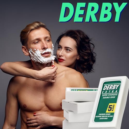 50 "Derby Extra Professional" Double Edge Razor Blades for straight razor (50)