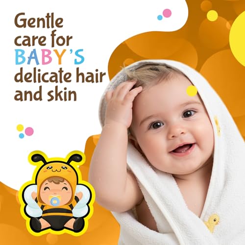 Tio Nacho Royal Baby Hair and Body Shampoo with Royal Jelly & Chamomile, 13.5 fl oz - Hypoallergenic, Gentle, Tear Free, All in One Body Wash
