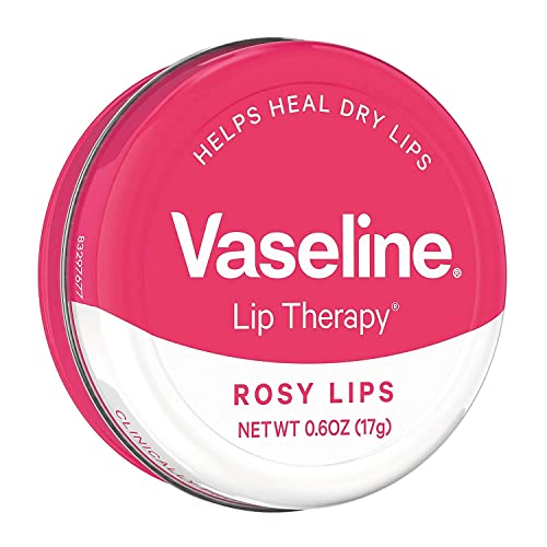 Vaseline Lip Therapy Lip Balm, Rosy Lips 0.6 oz (Pack of 2)