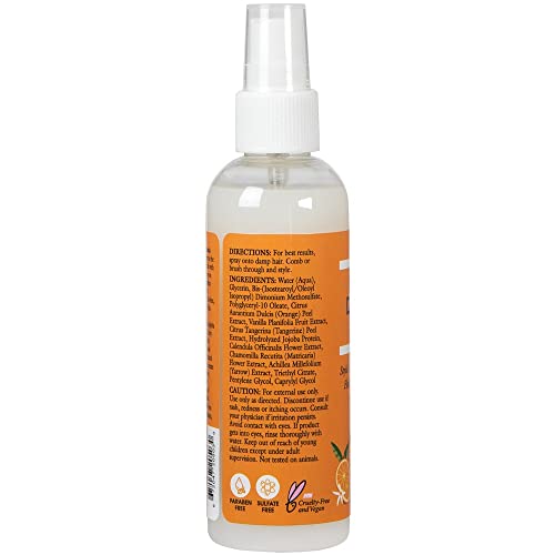 Ginger Lily Farms Salon Formula Kid¡¯s Instant Detangling Spray, Tear-Free Formula, Hair Detangler Spray for Kids, 100% Vegan & Cruelty-Free, 3.3 oz (Pack of 4)