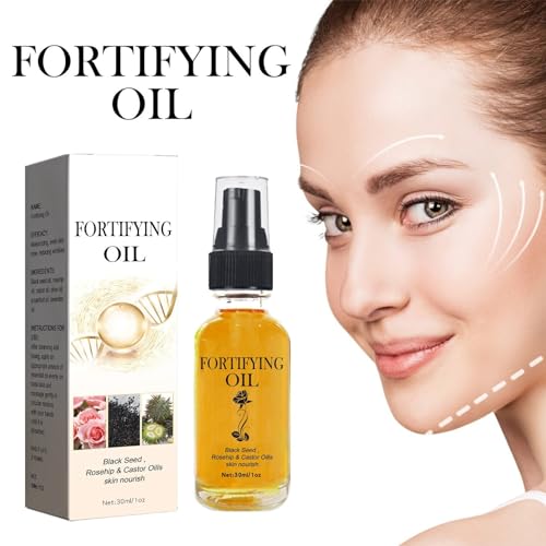 3Pcs Rosehip Oil,Castor Oil Black Seed Rosehip Face Serum,Facial Moisturizer Organic Natural Face
