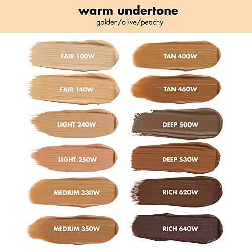 e.l.f. Camo CC Cream, SPF 30 Color-Correcting Medium-To-Full Coverage Face Foundation, Delivers An Airbrushed Finish, Vegan & Cruelty-Free, Medium 375 N