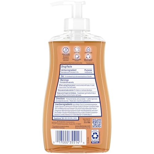 Dial Antibacterial Defense Liquid Hand Soap + Aloe, Sandalwood & Vanilla Scent, 11 Fl Oz (Pack of 12), Dermatologist-Tested Hand Wash, Gentle Formula