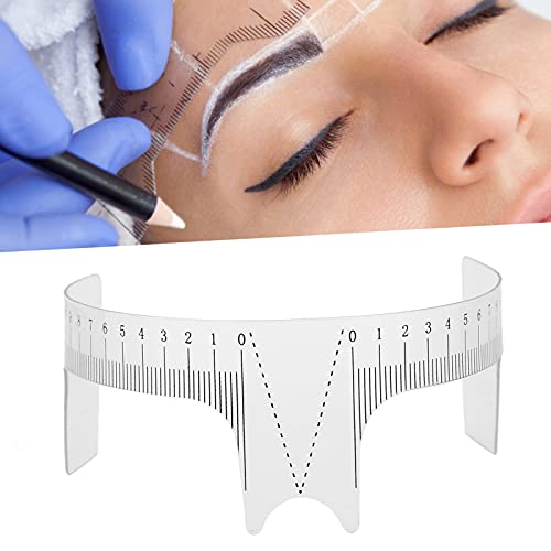Professional Eyebrow Positioning Ruler Microblading Brow Shape Design Ruler Measure Tool(B) Piercing & Supplies (Nose bridge ruler type A)