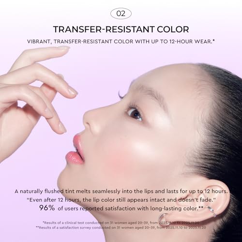 HERA Sensual Tinted Shine Lip Serum #323 CHERRY ON TOP | Weightless Sleek Shine, Transfer-Resistant Color, 12-Hour Soft Lip Stain Oil, Double Hydration wih Hyaluronic Acid, High-Gloss Finish, 0.30 oz.