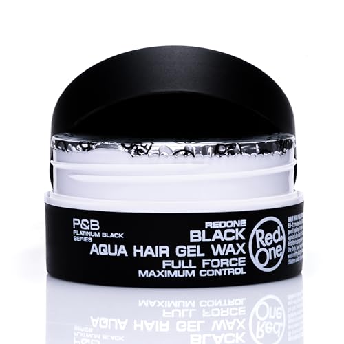 Redone Hair Styling Wax Black 150ml | Extra Hold | Gel Wax | Lime Scent | Long Lasting & Shiny Finish | For Men & Women | Professional Hair Styling Formula | Maximum Control & Smooth Texture