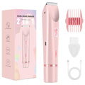 Bikini Trimmer for Women,Dermave Bikini Shaver,Electric Razors for Women Pubic Hair (Pink)