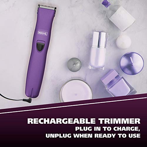 Wahl Pure Confidence Rechargeable Electric Trimmer, Shaver, & Detailer for Smooth Shaving & Trimming of The Face, Underarm, Eyebrows, & Bikini Areas ? Model 9865-100