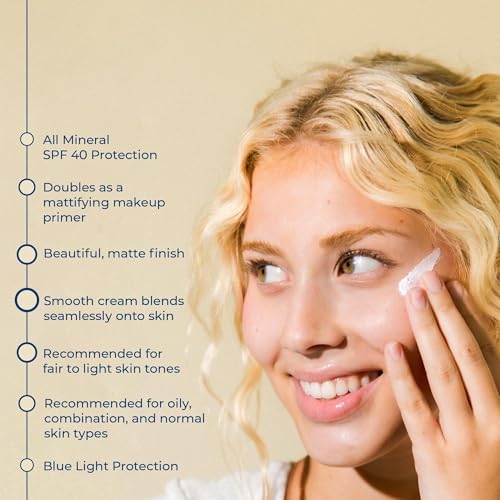 COTZ Face Prime & Protect Non-Tinted Mineral Sunscreen and Facial Primer Broad Spectrum SPF 40; PA++++ 1.5 oz / 42.5 g.