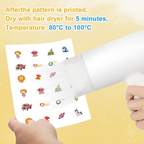 St.patrick¡¯sday Printable Temporary Tattoo Paper for INKJET printer,8.5"X11" 5 Sheets DIY Personalized Waterproof Tattoos Sticker for Skin Custom Cartoon kids tattoos Summer Party Themed Tattoo