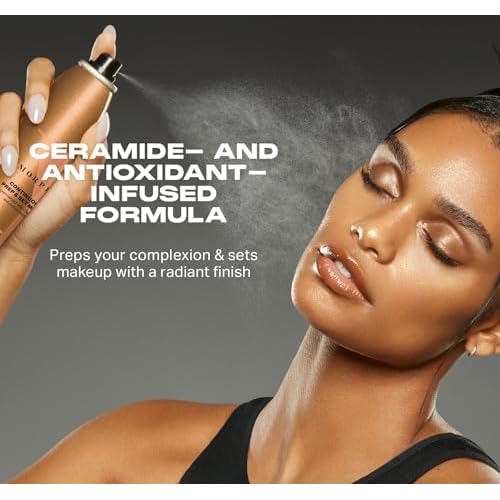 Morphe Complete Setting Duo - Continuous Prep & Set Setting Spray 2.8 oz, Continuous Setting Mist 2.8 fl oz, Long-Lasting Hydrating Makeup Finish