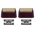 Finale Replacement Foil and Cutter Bar Assembly Compatible with wahl 5 Star Shaver 8061-100 8164,Gold Super Close Shaver Replacement Foil Compatible with wahl Foil Shaver Replacement Head, Red 2-Pack