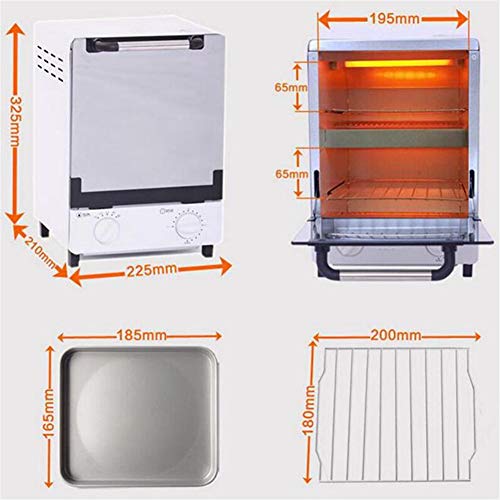 110V 12L Mini High Temperature Heat Metal Tool CleaningCabinet 1KW Timer Cleaner Box Two Layers for Manicure, Spa, Hair Beauty Salon, Dental Clinic, Lboratory or Family