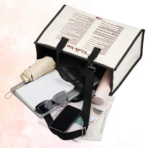 BWWKTOP Singer Album Canvas Tote Bag Singer Fans Gift Song Lyrics inspired Shoulder Bag For Women
