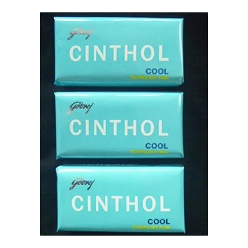 3 X Godrej Cinthol Cool Bath Soap Cooling Deo Soap (75g X 3 Soap)