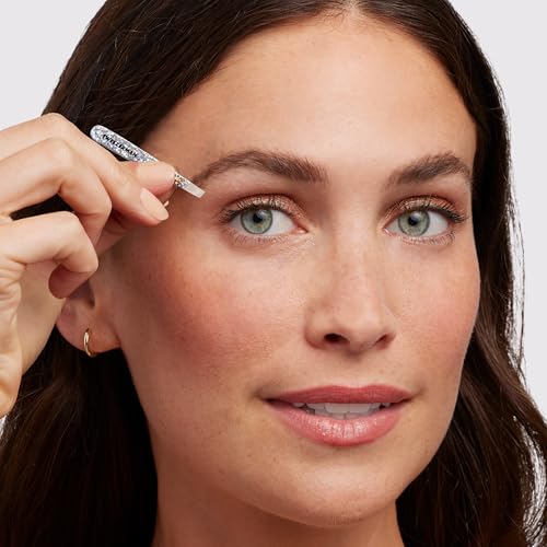 Tweezerman Hollygraphic Micro Mini Slant & Point Tweezer Set - Eyebrow Tweezers for Women and Men