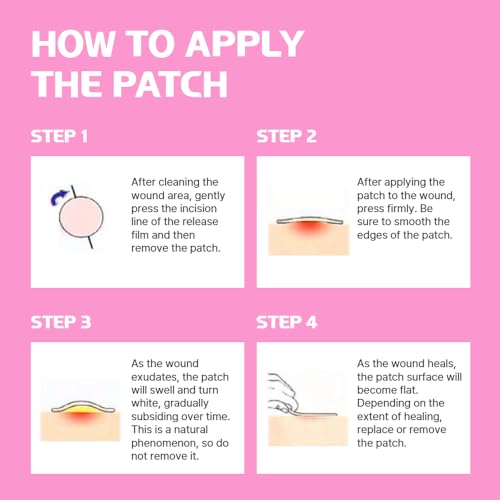 Fermented Korean Acne Patch for Face ? Hydrocolloid Spot Patch for Pimples, Blemish Treatment, Vegan Invisible Pimple Patch, Zit Cover for Day & Night, Skincare for Oily and Sensitive Skin - 44 Pcs