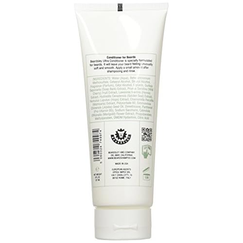 Ultra Conditioner/Softener for Beards by Beardsley and Company, Beard Care Products, 8 oz