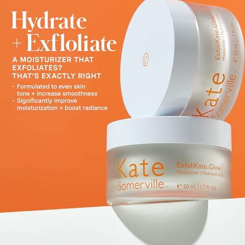 Kate Somerville ExfoliKate Glow Moisturizer ? Clinically Formulated Daily Face Cream, Gently Exfoliates and Hydrates, 1.7 Fl Oz