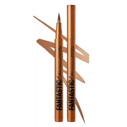 Brown Liquid Eyeliner Smudgeproof Bronze Light Brown Eyeliner Waterproof Brown Pencil eyeliner Long Wear Hypoallergenic (10# Bronze)