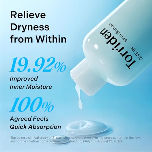 Torriden DIVE IN Skin Booster 200ml (6.76 fl. oz.) | Deep Nourishing Facial Toner for Dry, Sensitive Skin | Hyaluronic Acid, Panthenol, Ceramide