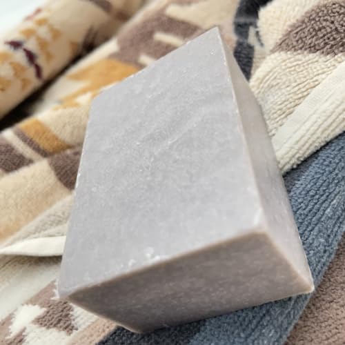 Big Crazy Buffalo Bison Tallow Buff Soap Bar, Trail Ride, (2 pack) - Scents of Leather, Smoke, & Cedarwood - Cleans, Moisturizes, Soothes, Hydrates - No Dyes, Chemicals, or Preservatives