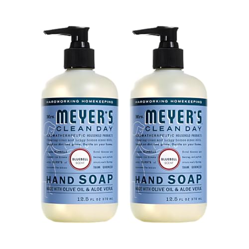Mrs. MEYER'S CLEAN DAY Bluebell Hand Soap 12.5 Fl Oz (Pack of 2)