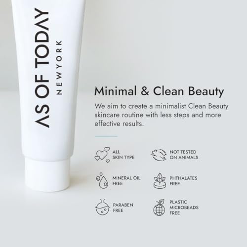 AS OF TODAY R Peptide Hand Cream | Shea Butter & Macadamia Nut Oil with Niacinamide | Hydrating Hand Lotion for Dry Cracked Hands | Travel Size Moisturizer | Clean Beauty Skincare | 1.35 fl oz Tube
