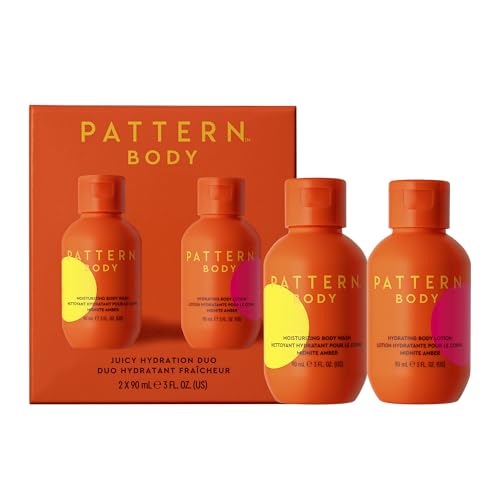 PATTERN Beauty by Tracee Ellis Ross Mini Juicy Hydration Body Duo, 2 piece set, 3 fl. oz. body lotion and 3 fl. oz. body wash