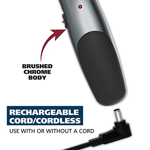MicroTouch SOLO Titanium, Rechargeable Beard & Body Razor that Trims, Edges, Shaves, and Grooms