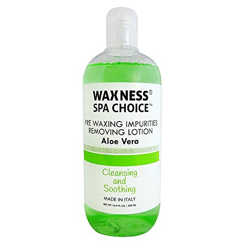 Waxness Spa Choice Pre Post Waxing Lotion Aloe Vera and Argan Oil 2 X 16.9 fl oz / 500 ml