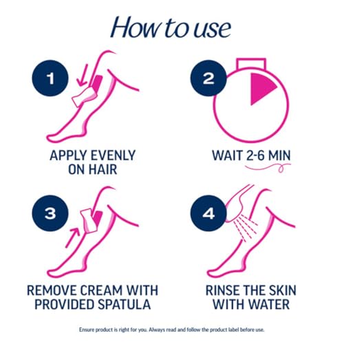 Veet Professional Dermatologically Tested 13.5 Fl Oz. 2 Minute Hair Removal Cream with Spatula for Arms, Underarms, Legs & Full Bikini (2 Pack)