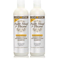 Creme of Nature, Double Duty Detangle & Slip Shampoo, Butter Blend, Argan Oil, Flaxseed Oil, Moisturizing Formula, 12oz (Pack of 2)