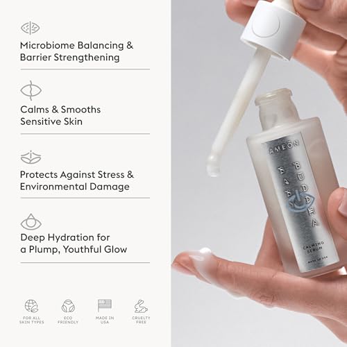 AMEON Baby Buddha Calming Serum - Restorative, Soothing, and Hydrating Skin Care for Sensitive, Irritated, and Redness-Prone Skin