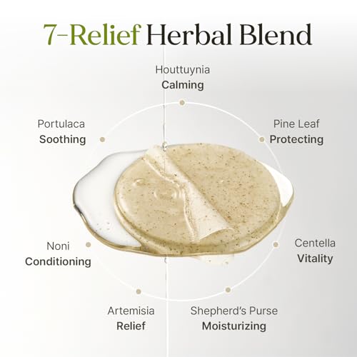 7 Relief Ampoule Pad (100 pads) ? Quick Calming & Soothing Serum-Infused Toner Pads with 7 Herbal Blend, Moisturizing Comfort for Stressed and Sensitive Skin | Family-Friendly, Korean Skincare