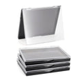 Magnetic Makeup Palette with Clear Top, 3Pack Empty Eyeshadow Pan Dispensing Storage Box with 60Pcs Adhesive Metal Stickers for DIY Cosmetics Lipstick Blush Powder-4.8" x 4"Palette