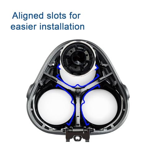 HQ8 Replacement Heads Compatible With Philips Norelco Aquatec Shaver, HQ8 Blades for Philips Norelco Razor PT720 AT880 AT810, 6-pc pack