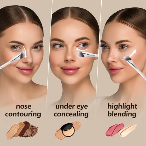 ShellWhite Series Makeup Brushes 7PCS