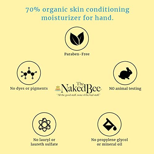 The Naked Bee Hand & Cuticle Healing Salve (1.5oz/Sunflower, Beeswax & Shea Butter) + Moisturizing Hand & Body Lotion 6.7oz Coconut & Honey