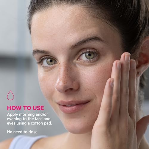 SVR Sensifine Micellar Water With Niacinamide. Soothing, Redness Relief Face Cleanser & Makeup Remover For Face, Eyes, Lips. Gentle, No Rinse Cleanser For Sensitive, Reactive Skin, 13.5 Fl.oz.