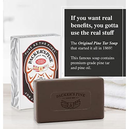 Packer's Pine The Original Bundle - Shampoo, Soap, Bodywash - Pine Tar Treatments