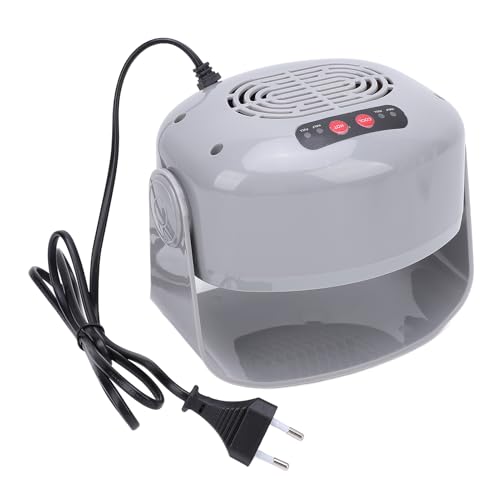 Air Nail Dryer, 300W 600W 2 Adjustable Gears Rotatable Hot and Cold Nail Drying Fan with Auto Sensor, Quick Dry Nail Fan Dryer for Fingernail Toenail, Regular Nail Polish Home