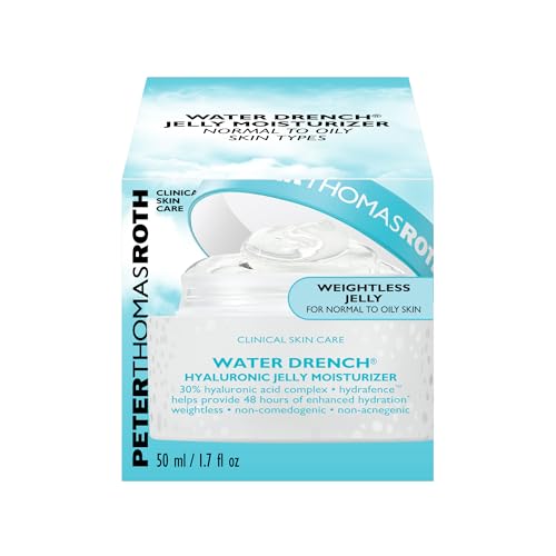 Peter Thomas Roth | Water Drench¢ç Hyaluronic Jelly Refillable Moisturizer | Hyaluronic Acid Cloud Cream, For Normal to Oily Skin, Fragrance-Free, Non-Comedogenic, Acne-Safe Moisturizer