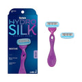 Schick Hydro Silk Moisture Women's Razor | 5-Blade Razor for Women, 1 Handle & 2 Refills