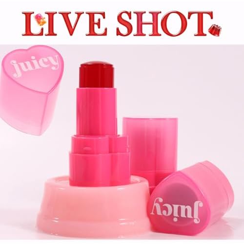 Cooling Water Jelly Tint Stick£¬Multi-Use Juicy Love Blush, 3-In-1cheek Blush & Eyeshadow & Lip Tinted Long-Lasting Moisture Stick£¬Bouncy Jelly Texture£¬Creates A Moist Watercolor Effect (#09, 0.32oz)