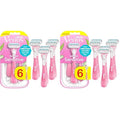 Gillette Venus Sensitive Women's Disposable Razors, 6 Count (Pack of 2)