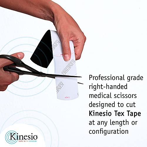 Kinesio Pro Scissors with Holster, Right Handed Bandage Scissors, for Use with Kinesio Therapeutic Elastic Tape