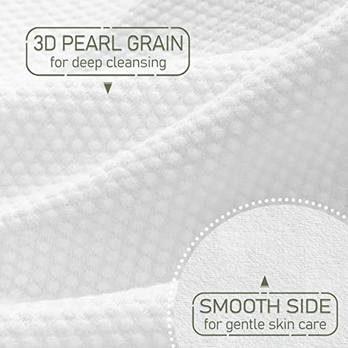 Disposable Face Towel Biodegradable Large Dry Face Wipes 120 Count/2 Box Extra Thick Soft Clean Facial Towels for Sensitive Skin, Makeup Removing, Facial Cleansing, Nursing, Travel, 10"¡¿12"